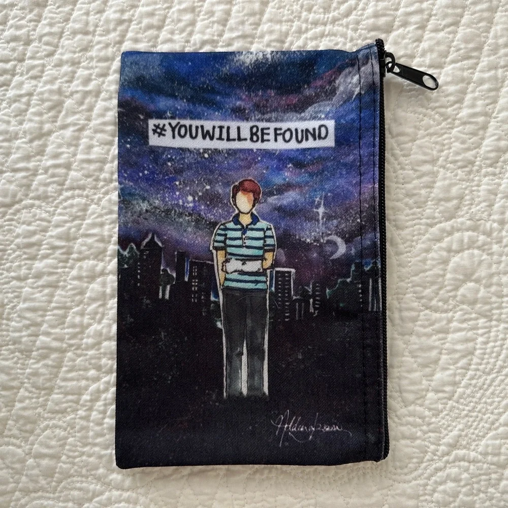 Rare Dear Evan Hansen the Musical Broadway Small Bag Pouch Pencil Case